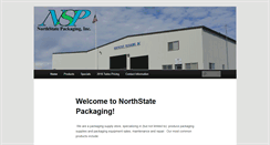 Desktop Screenshot of northstatepackaging.com